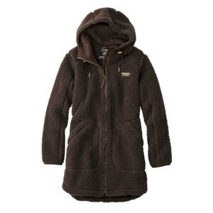 L.L. Bean Women’s Mountain Pile Fleece Coat XS Petite